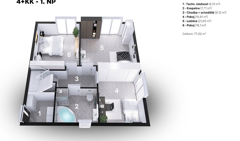 Prodej domu 316 m² s pozemkem 1 000 m², Příbram – náhled fotky 23