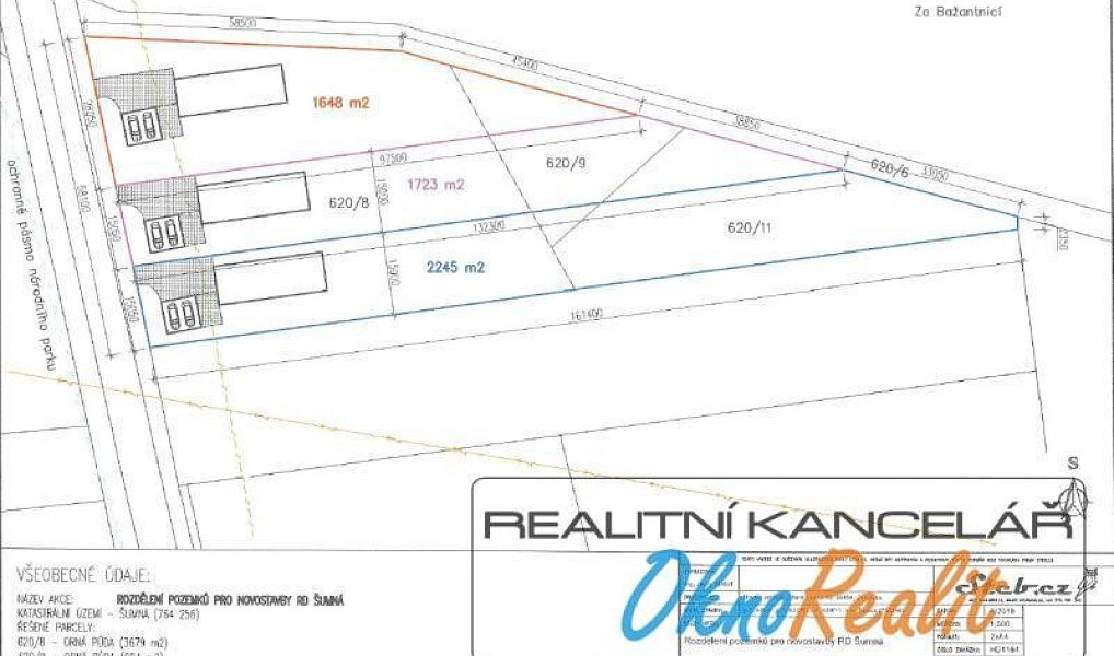 Prodej stavebního pozemku 5 615 m², Šumná – náhled fotky 11