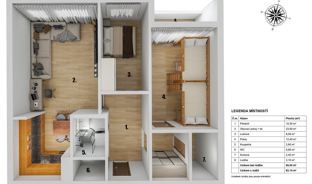 Prodej bytu 3+kk 63 m², Praha – náhled fotky 6