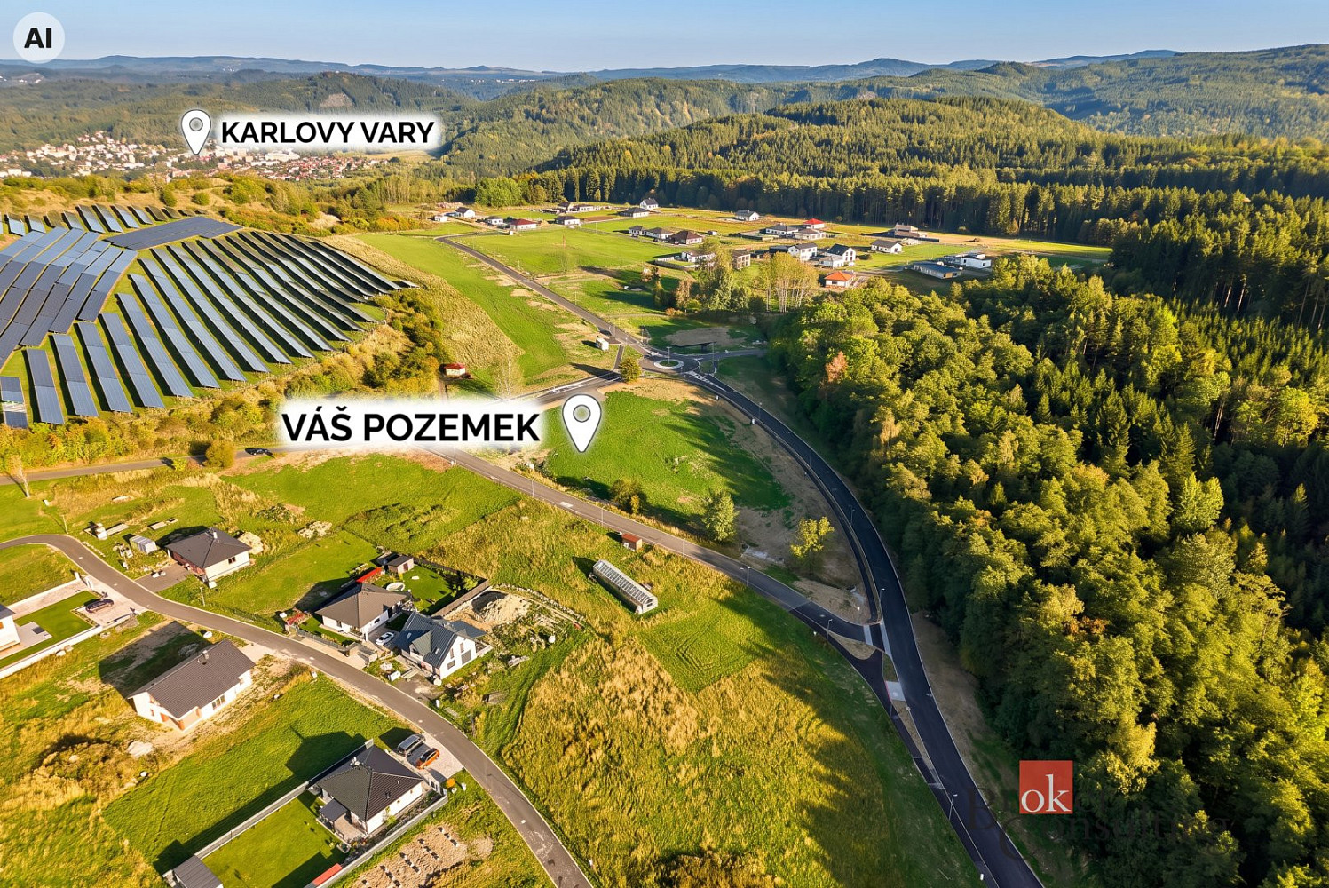 Prodej stavebního pozemku 895 m²