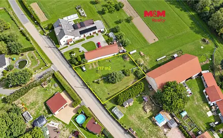 Prodej stavebního pozemku 566 m², Močerady, okres Domažlice