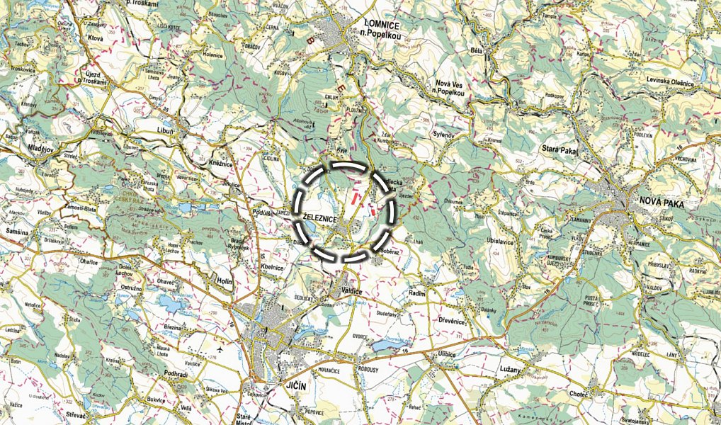 Prodej pole 11 250 m², Železnice – náhled fotky 4