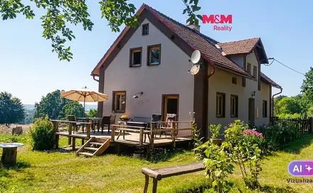 Prodej chaty/chalupy 168 m² s pozemkem 1 625 m², Milhostov, okres Cheb