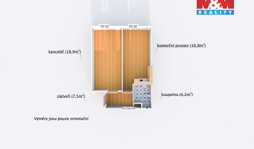 Pronájem kanceláře 47 m², Dobřany – náhled fotky 2