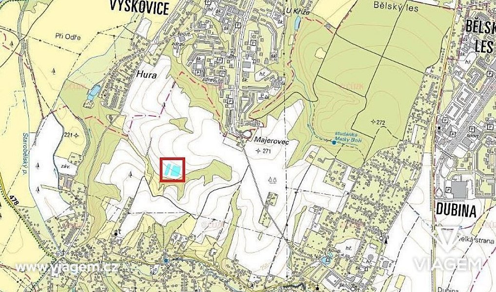 Prodej pole 1 543 m², Ostrava – náhled fotky 3