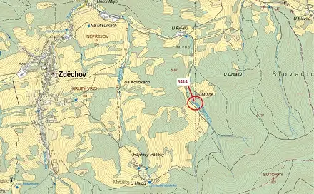 Dražba lesa 2 122 m², Zděchov