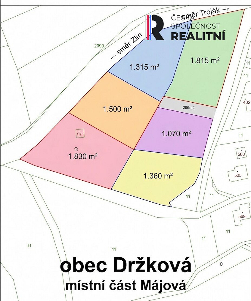Prodej stavebního pozemku 9 229 m² — photo 3
