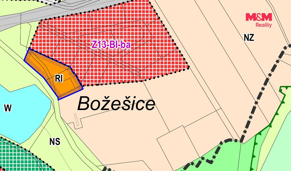 Prodej stavebního pozemku 6 409 m², Řehenice – náhled fotky 3