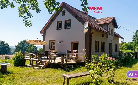 Prodej domu 168 m² s pozemkem 1 625 m², Milhostov - Hluboká, okres Cheb