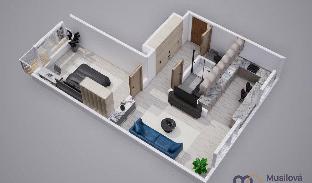 Prodej bytu 2+kk 54 m², Teplice – náhled fotky 17