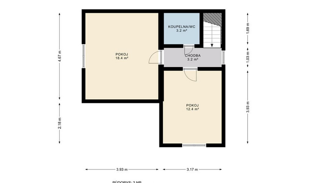 Prodej chaty/chalupy 88 m² s pozemkem 1 066 m², Malšice – náhled fotky 3