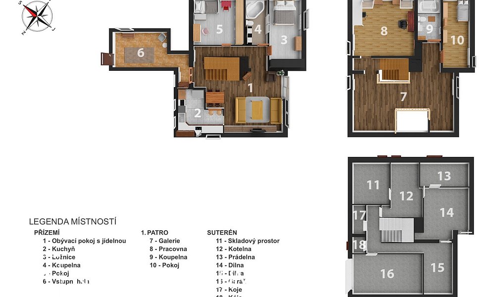 Prodej domu 270 m² s pozemkem 892 m², Stráž nad Nisou – náhled fotky 32