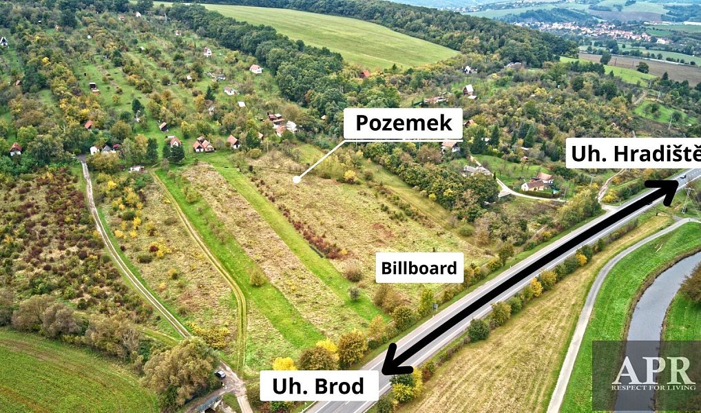 Prodej pozemku 1 394 m², Uherský Brod – fotka 1 z 10
