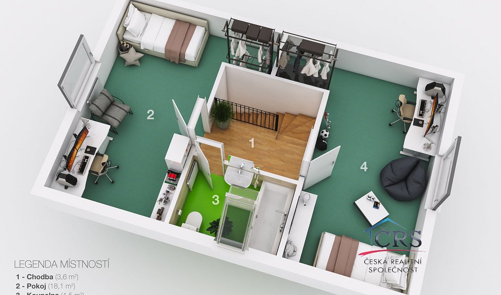 Prodej domu 105 m² s pozemkem 931 m², Lety – náhled fotky 3