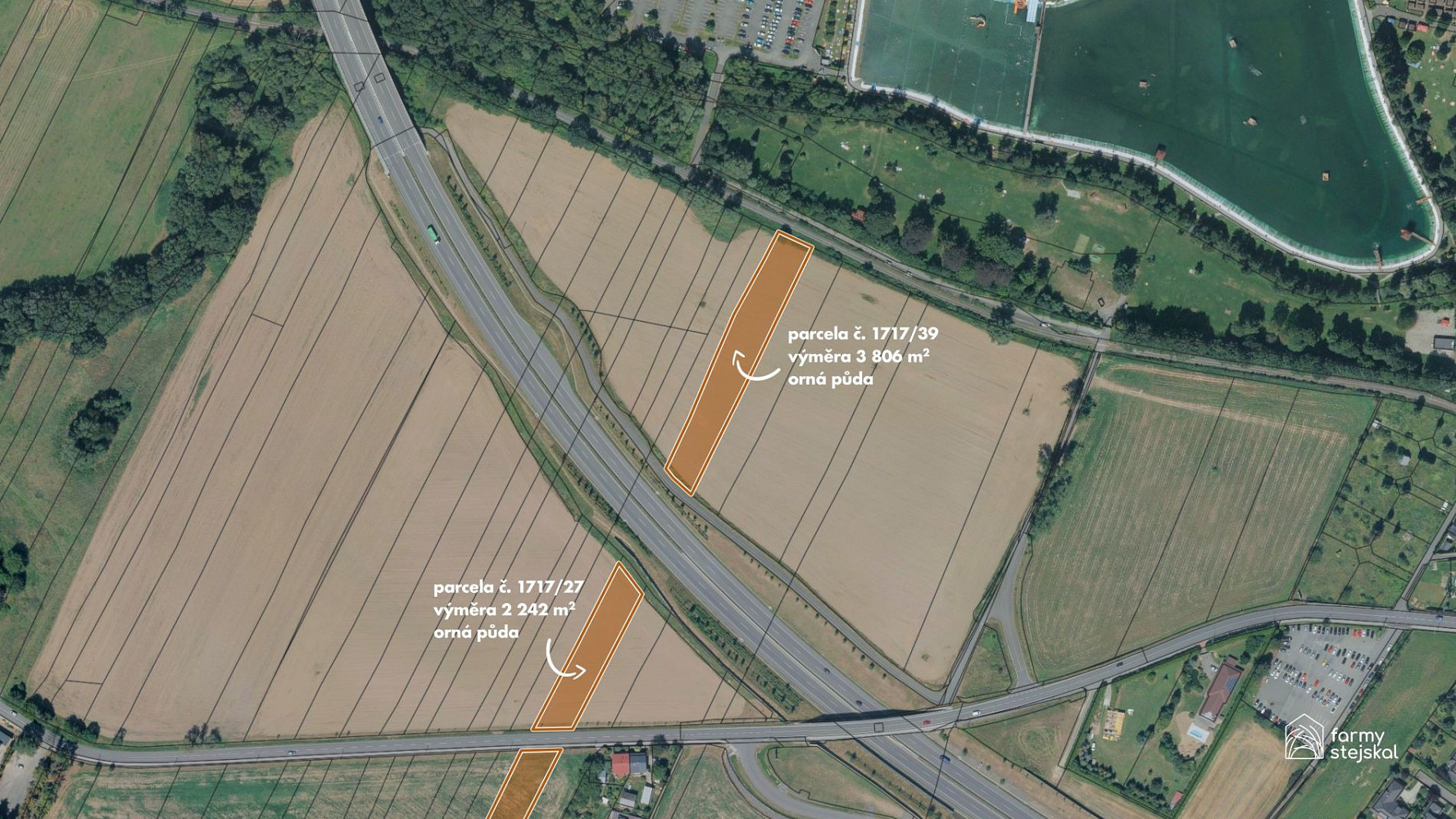 Prodej pole 34 442 m² – fotografie 3