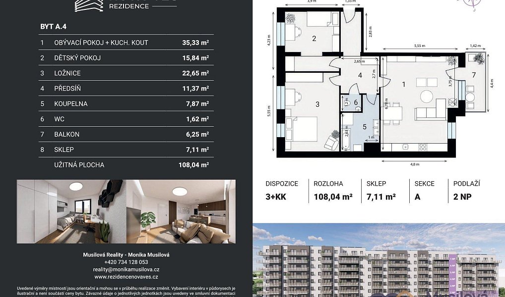 Prodej bytu 3+kk 101 m², Teplice – náhled fotky 8