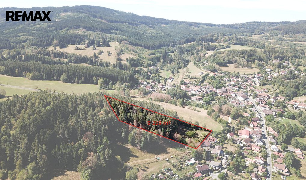 Prodej stavebního pozemku 9 219 m², Nezdice na Šumavě – náhled fotky 2