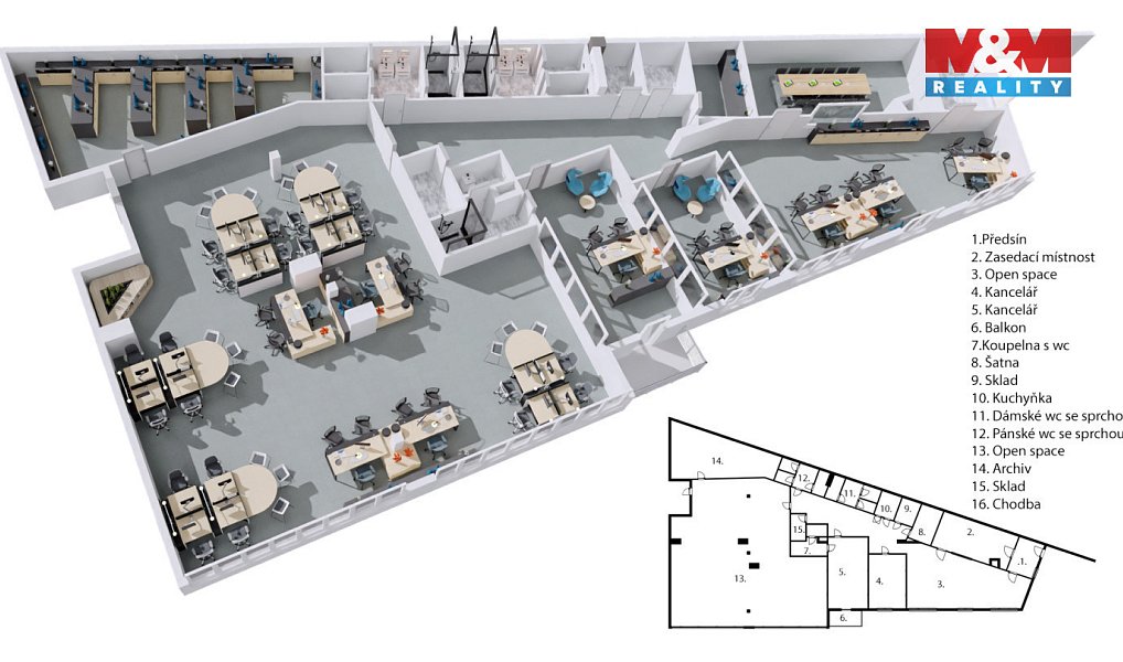 Prodej kanceláře 401 m², Praha – náhled fotky 2