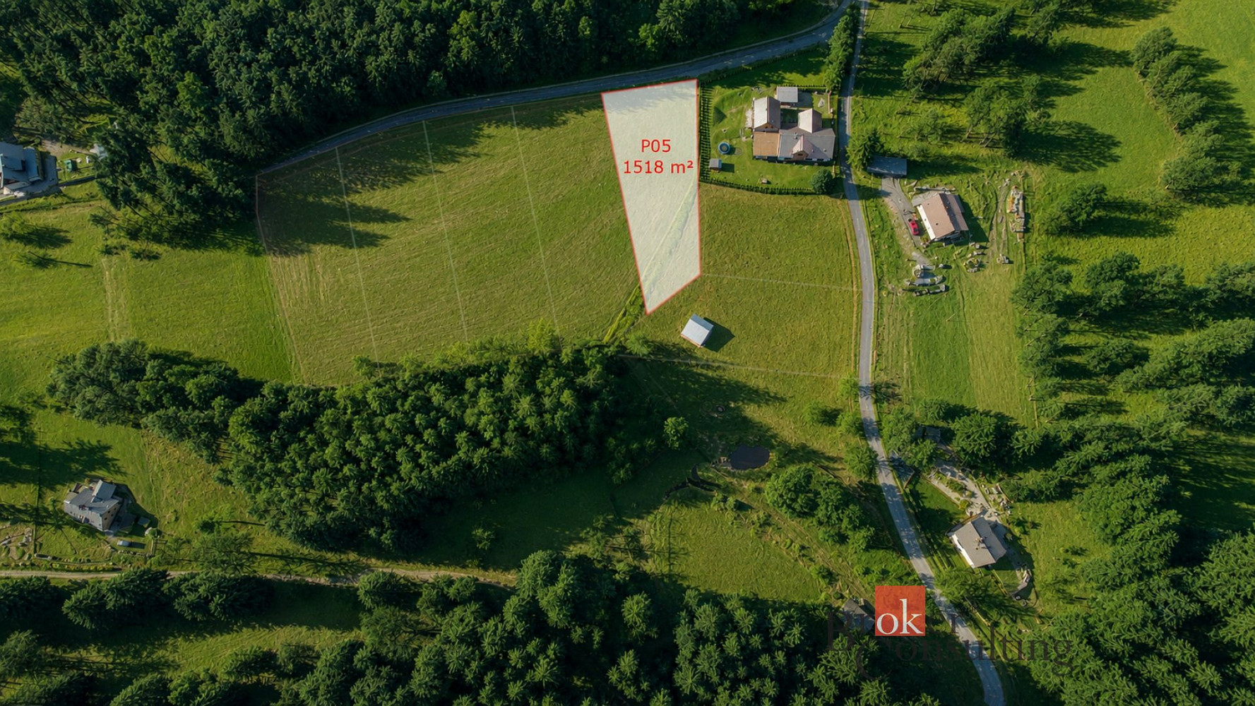 Prodej stavebního pozemku 1 518 m²