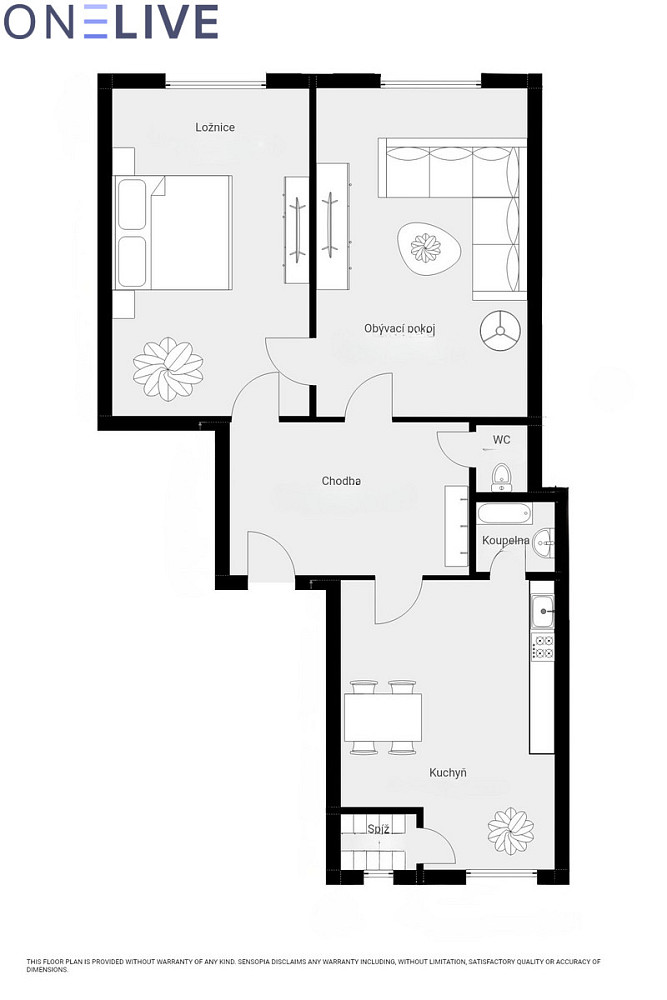 Prodej bytu 2+1 70 m² – fotografie 3