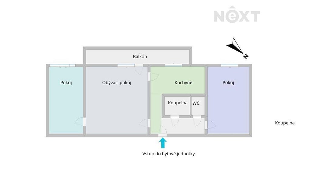Prodej bytu 3+1 77 m², Vítězná – náhled fotky 13