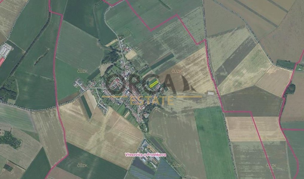 Prodej stavebního pozemku 1 660 m², Vřesovice – náhled fotky 3