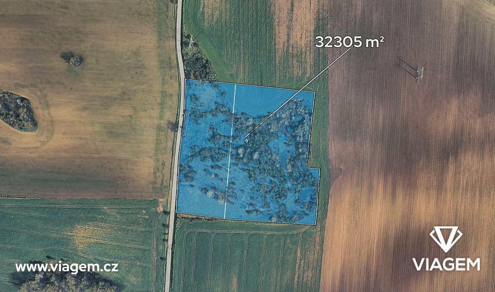 Prodej pole 358 m², Chržín – náhled fotky 2
