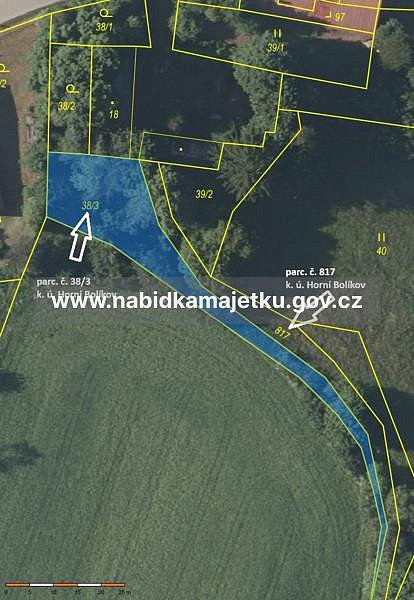 Prodej pozemku 1 070 m²