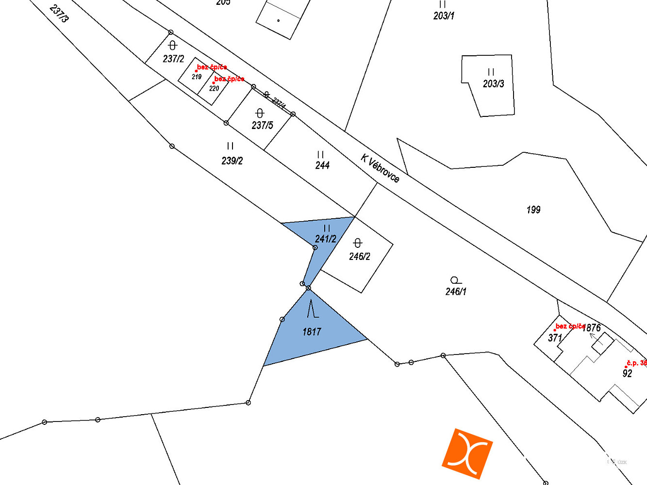 Prodej stavebního pozemku 142 m² – fotografie 3