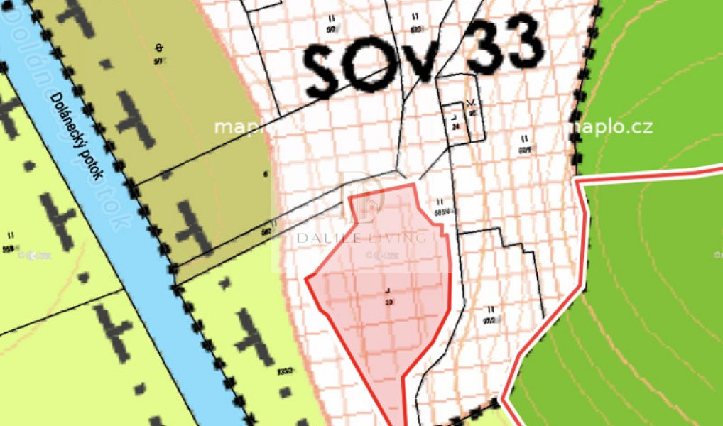 Prodej stavebního pozemku 1 591 m², Podbořany – náhled fotky 4