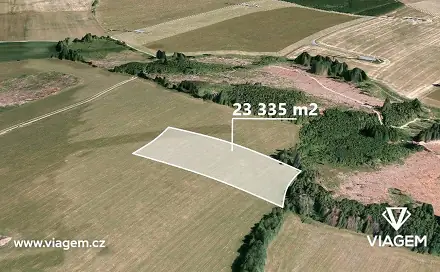 Prodej pole 23 335 m², Šternberk, okres Olomouc