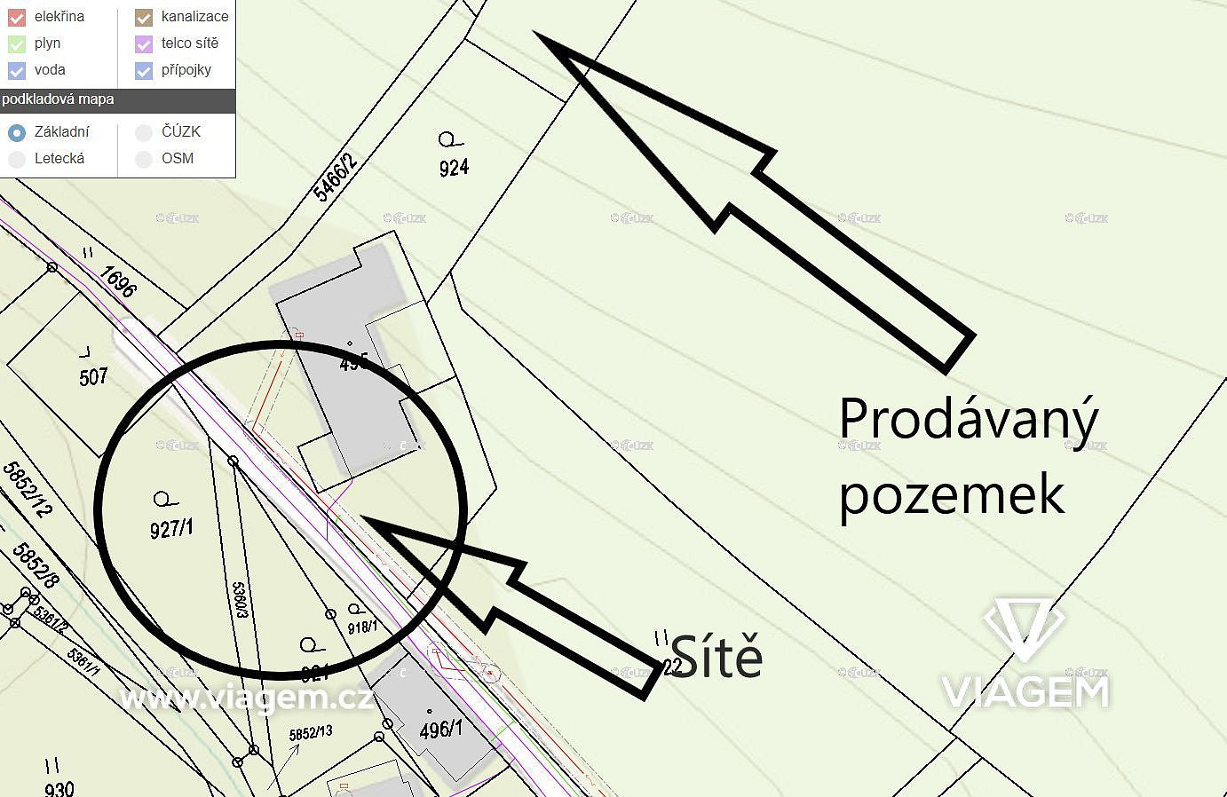 Prodej pole 2 482 m² – fotografie 2