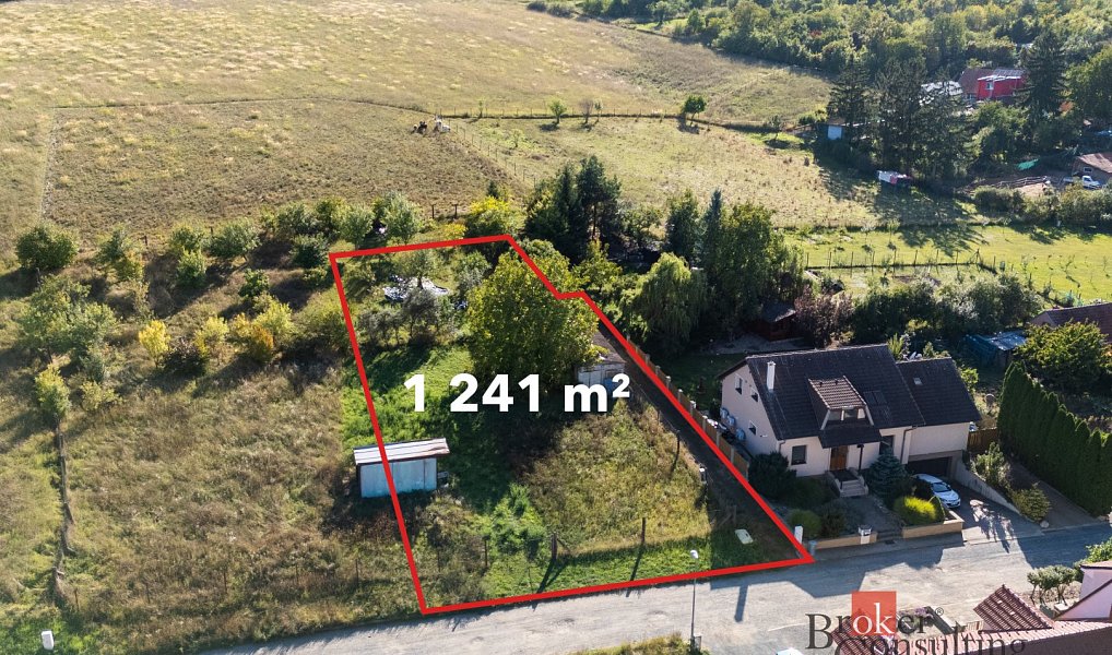 Prodej stavebního pozemku 1 241 m², Prštice – náhled fotky 2