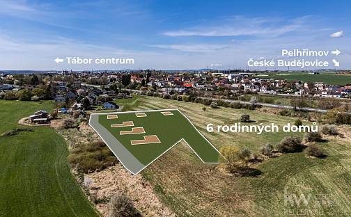 Prodej stavebního pozemku 9 644 m², Tábor - Měšice