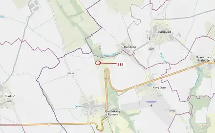 Dražba lesa 129 m², Podhořany u Ronova