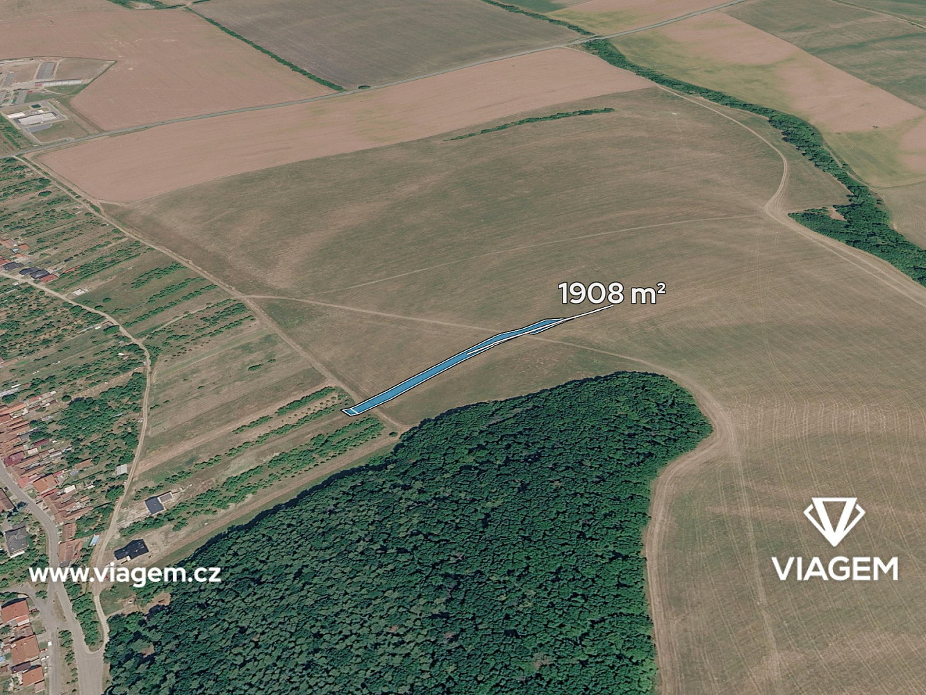 Prodej pole 1 908 m² – fotografie 2