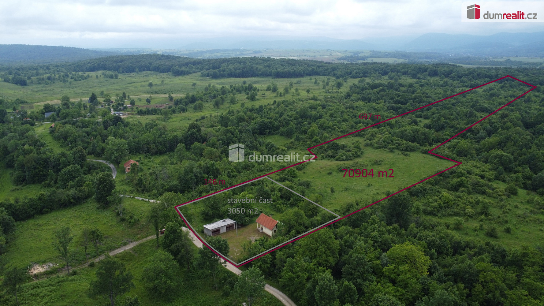 Prodej komerčního pozemku 70 904 m² — photo 2