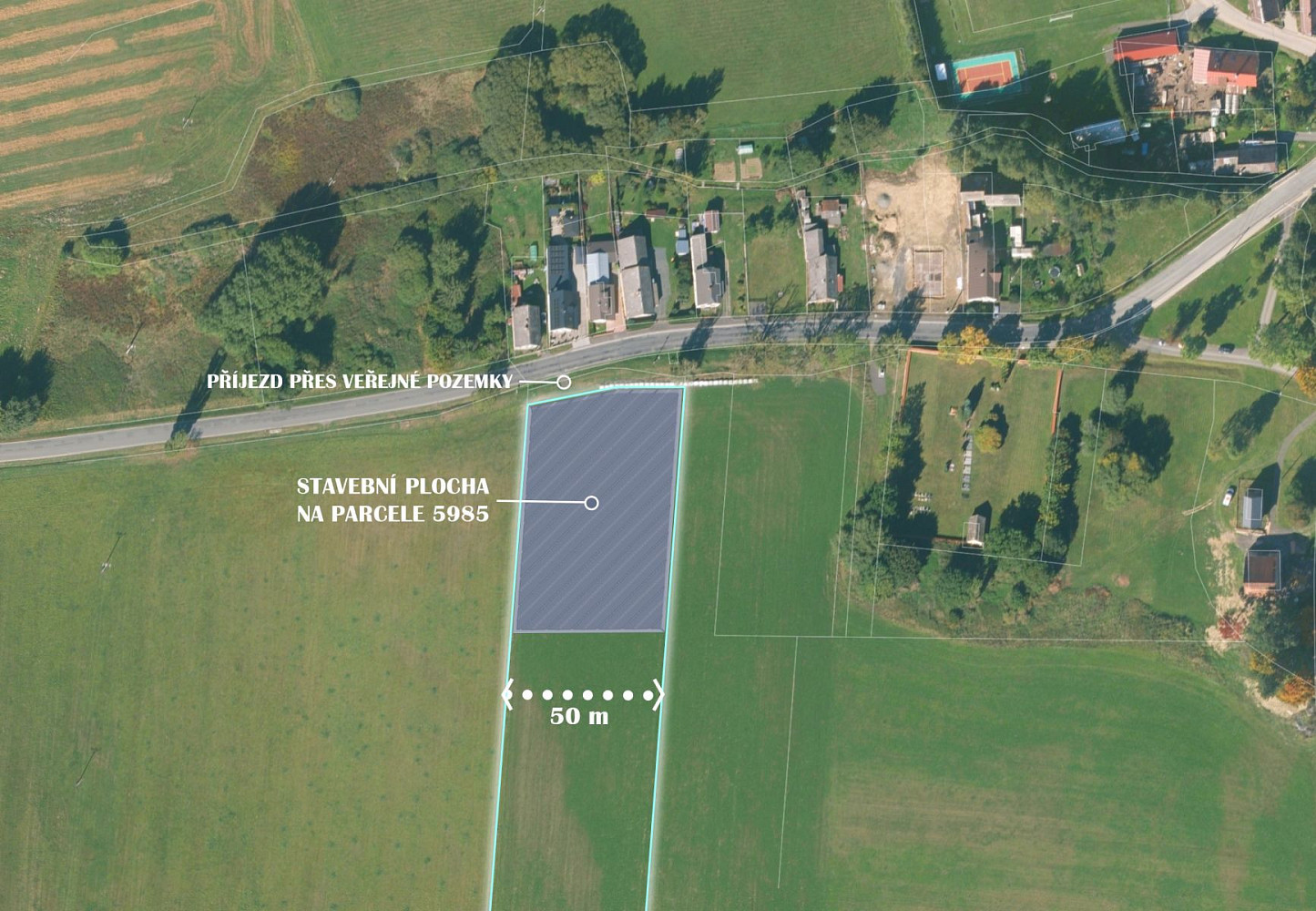 Prodej stavebního pozemku 18 140 m² – fotografie 3
