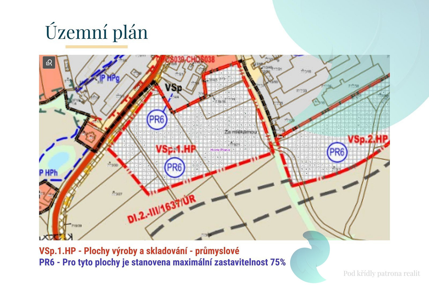 Prodej komerčního pozemku 12 594 m² – fotografie 3