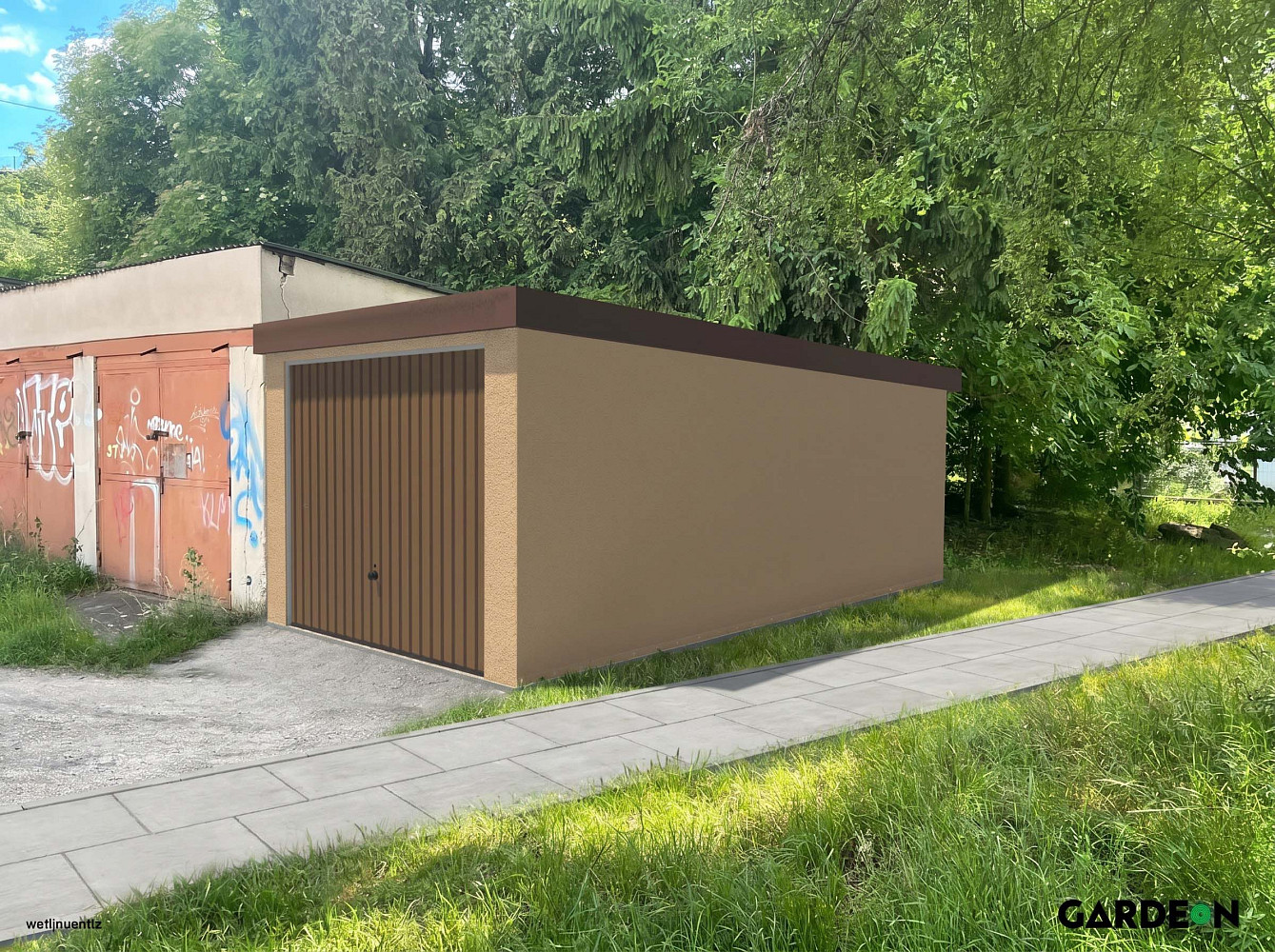 Prodej garáže 21 m² na vlastním pozemku — photo 2