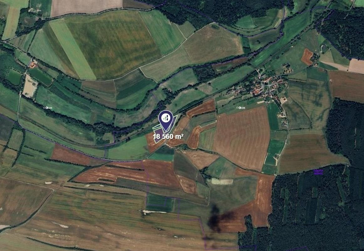 Prodej pole 9 280 m² – pohled 2