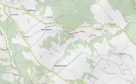 Dražba lesa 7 901 m², Přemyslovice
