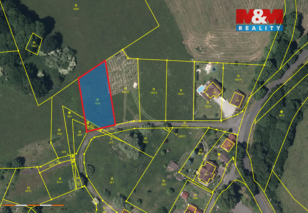 Prodej stavebního pozemku 1 127 m² - Widok 6