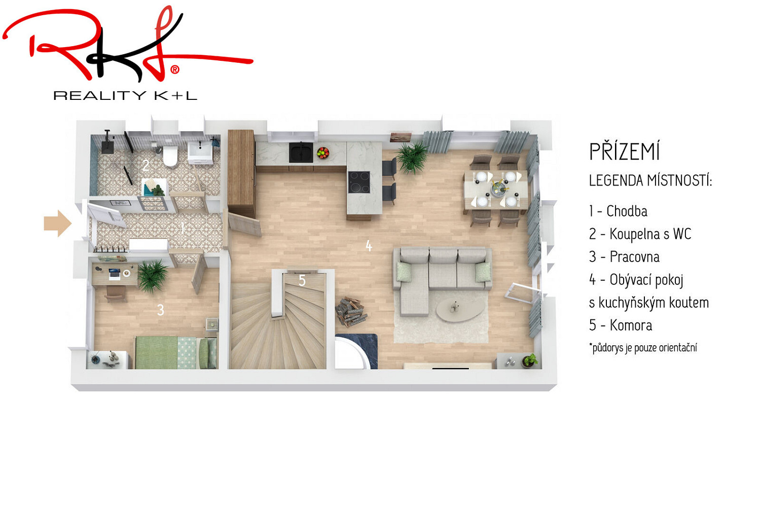 Pronájem domu 113 m² s pozemkem 516 m² – fotografie 5