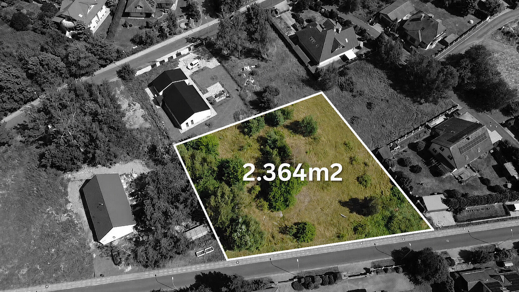 Prodej stavebního pozemku 2 364 m² – fotografie 5