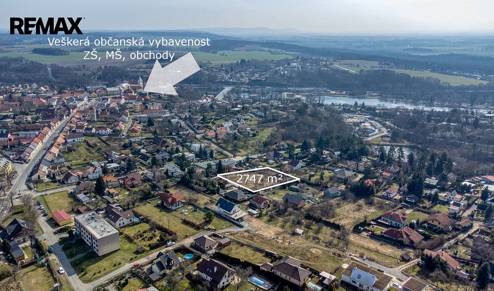 Prodej stavebního pozemku 2 747 m², Týnec nad Labem – náhled fotky 2