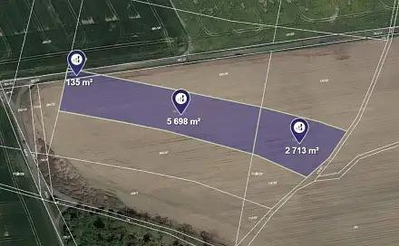 Prodej pole 2 849 m², Luštěnice, okres Mladá Boleslav