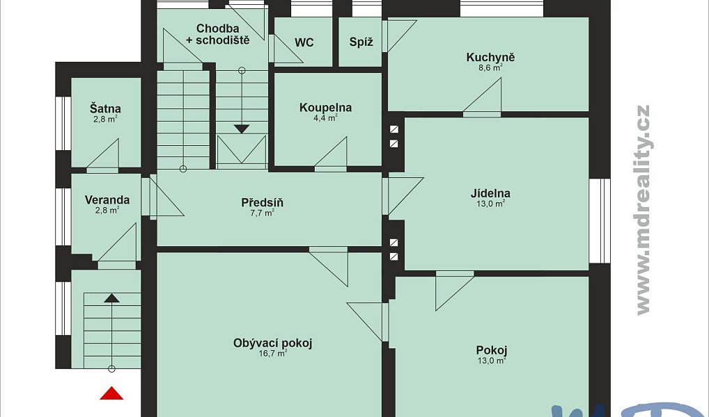 Prodej domu 185 m² s pozemkem 1 090 m², Markvartice – náhled fotky 2