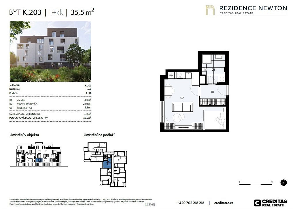 Prodej bytu 1+kk 33 m² — photo 4