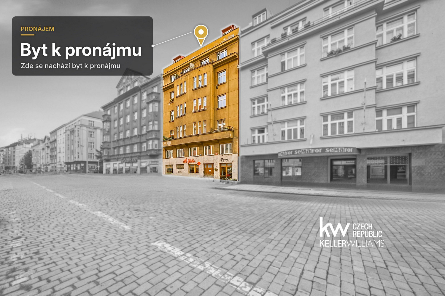 Pronájem bytu 3+kk 90 m²